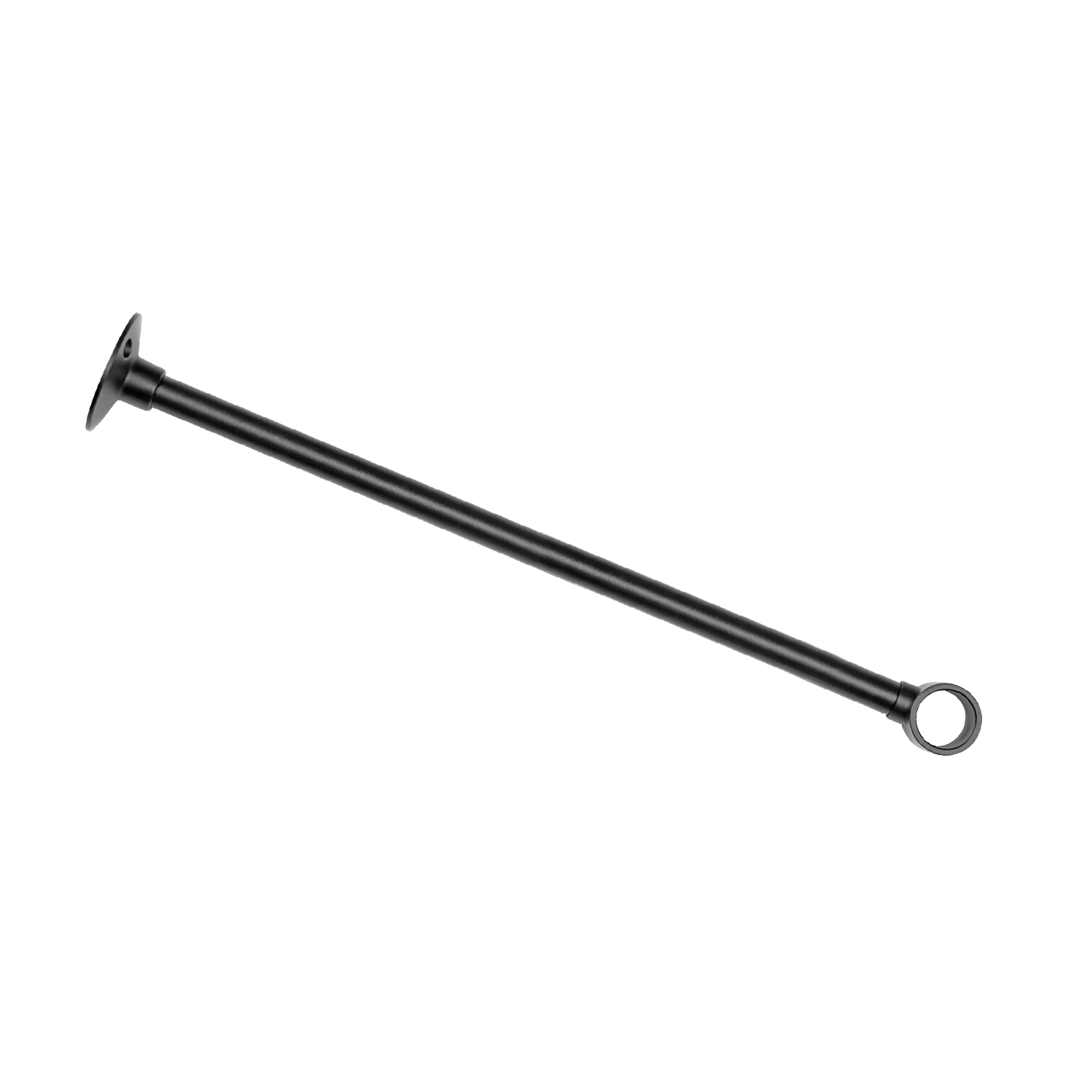 Naiture Stainless Steel Shower Rod Ceiling Support, 5/8" OD Rod with 1" Loop