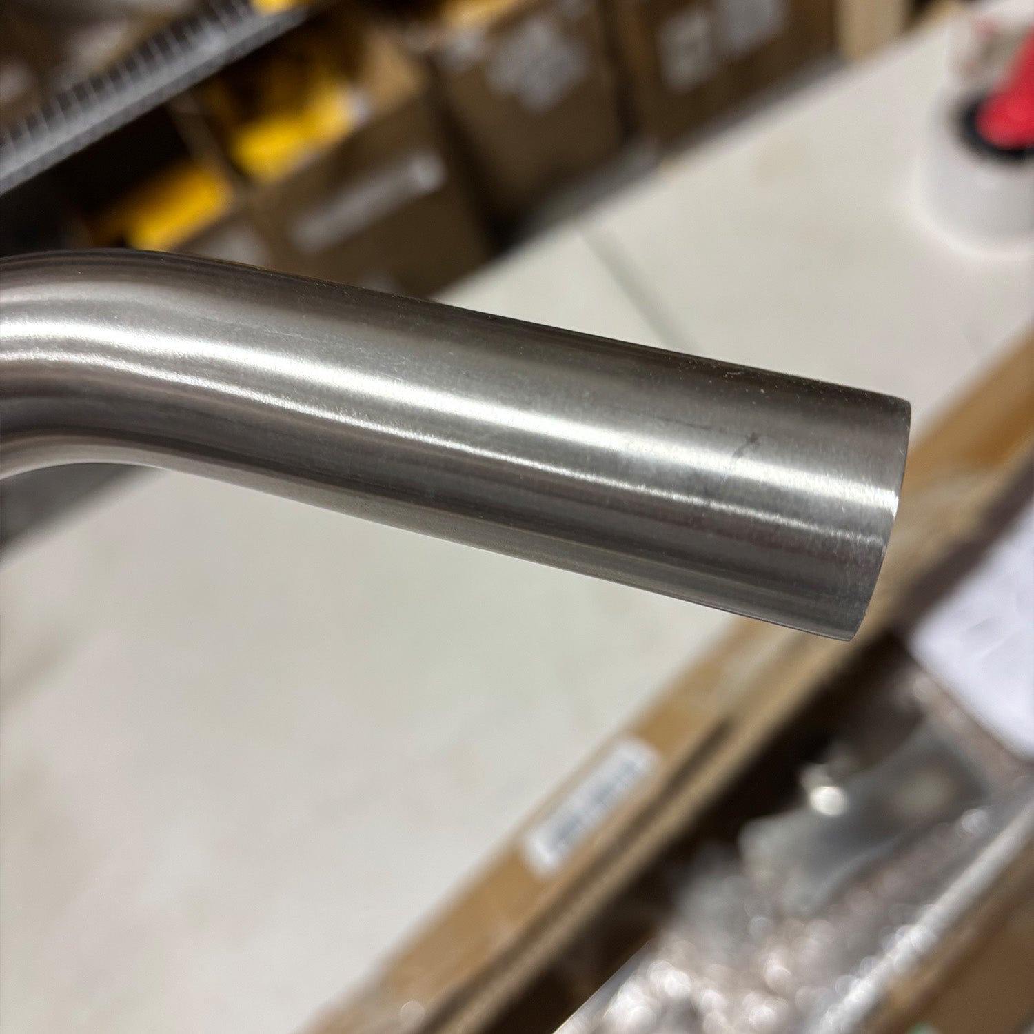 Naiture Stainless Steel 60" x 30" Corner Shower Curtain Rod with Ceiling Support, Brushed Nickel Finish (USED, 85% New)