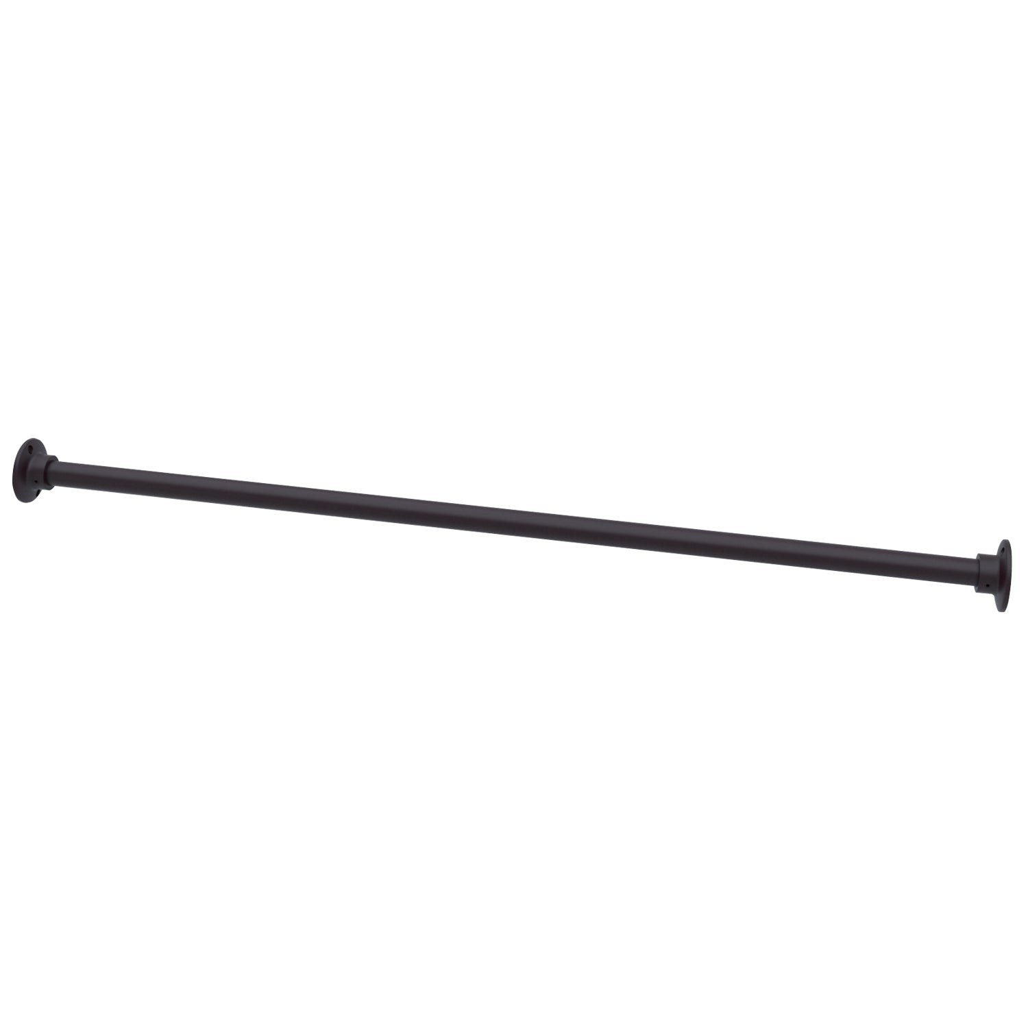 Naiture Heavy-duty One-piece Straight Aluminum Shower Curtain Rod in Oil Rubbed Bronze Finish