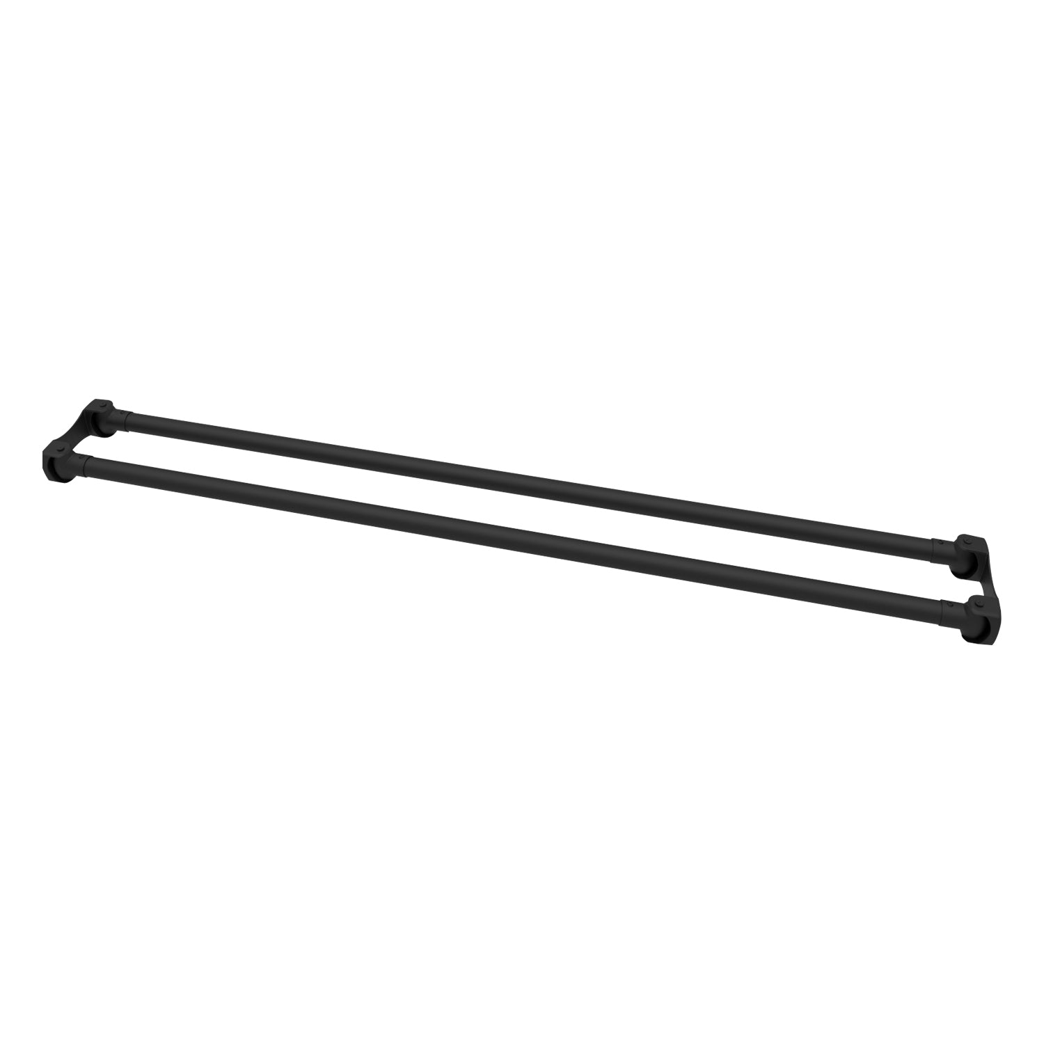 Naiture Stainless Steel Double Straight Shower Curtain Rod